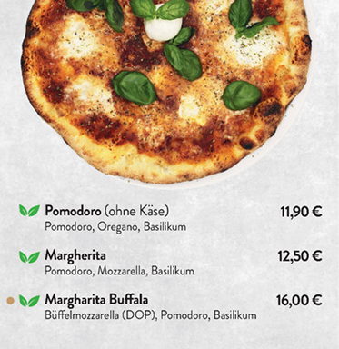 Pizzakarte, Seite 13