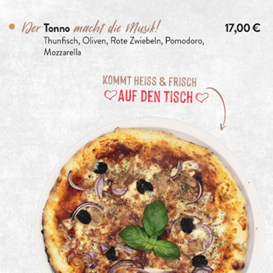 Pizzakarte, Seite 3