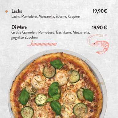Pizzakarte, Seite 5
